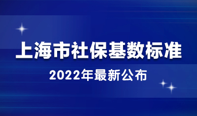 2022年上海市社保基数标准（缴费基数一览表）