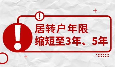 【张江】居转户年限缩短至3年、5年，还不快来对号入座！